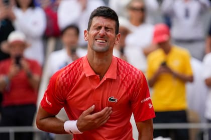 Novak Djokovic le rinde tributo al público en el medio de tanta emoción: alcanzó su 23er major