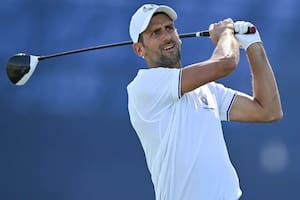 Novak Djokovic se animó a jugar al golf en la Ryder Cup, pero no todo salió como esperaba