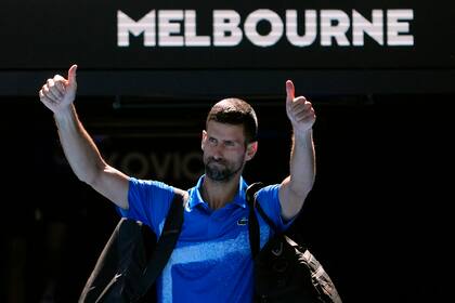 Novak Djokovic se despidió del Abierto de Australia 2025 (AP Foto/Asanka Brendon Ratnayake)
