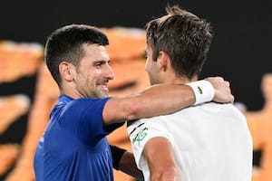 Djokovic se deshizo en elogios hacia Etcheverry y vislumbró el futuro del argentino, tras eliminarlo del Australian Open