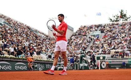 Novak Djokovic y Diego Schwartzman se miden en la cuarta ronda en París.