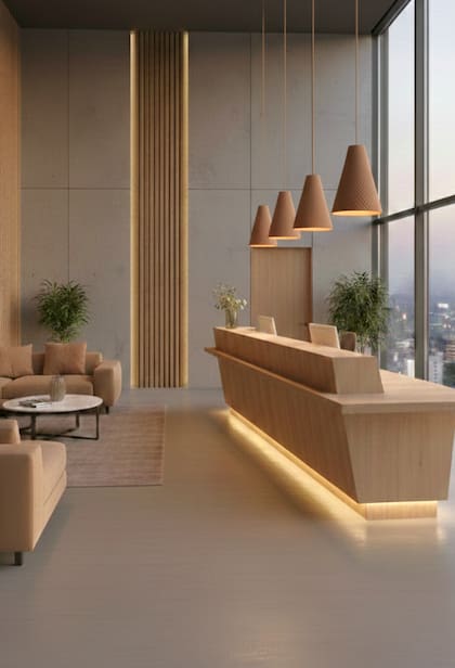 Novedad 2026. Ledluks lanzó 'Flora', una línea pensada para hotelería. Está fabricada a partir de PLA (ácido poliláctico) con un 40% de fibras de madera recicladas e impresa en 3D.