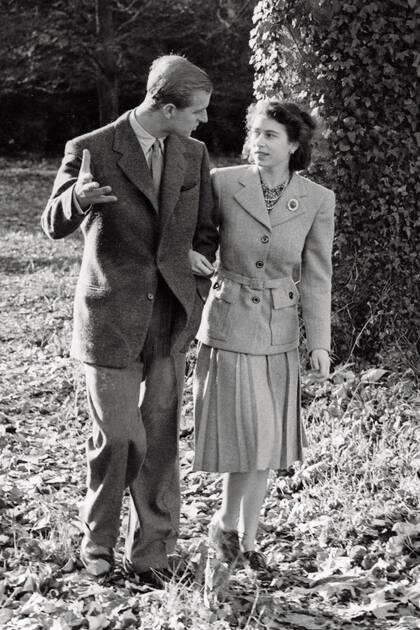 Noviembre de 1947. Luna de miel en Hampshire, Inglaterra.