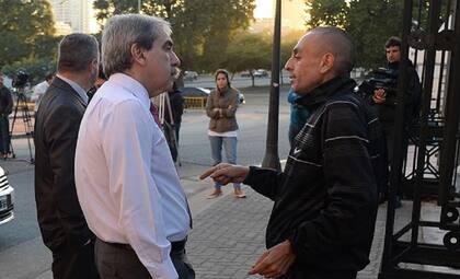 Novillo encaró en 2015 al ex jefe de Gabinete, Anibal Fernández