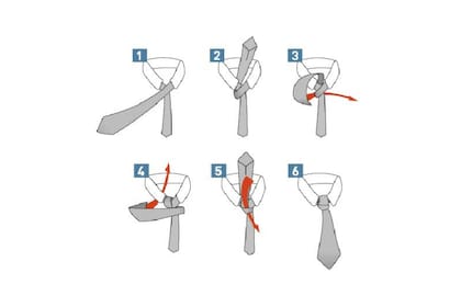 Cómo hacer el nudno de la corbata: medio Windsor en 6 pasos