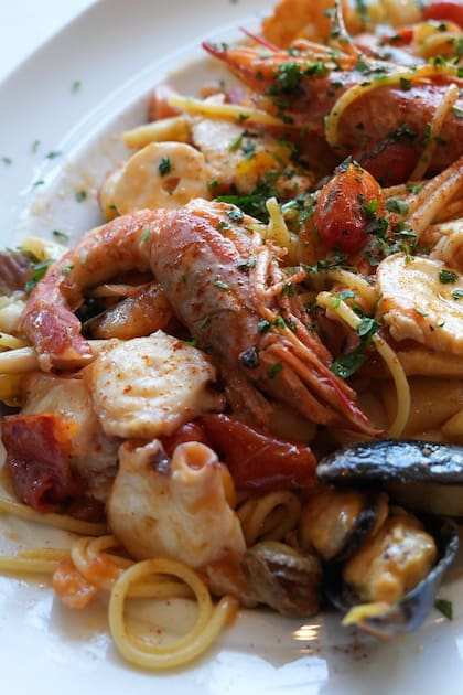 "Nuestra cocina respeta las recetas del norte y del sur de Italia, tiene un mix"