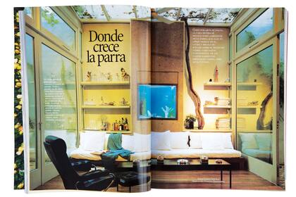 Nuestra primera revista se agotó en una semana. No hubo quien no hablara de la pecera de esta casa.