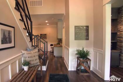 Nueva cara del ingreso. Imagen: HGTV