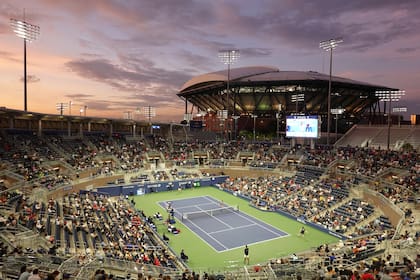 El Grandstand de Flushing Meadows, el estadio que se utilizará como el principal en el torneo de Cincinnati, previo al US Open. 