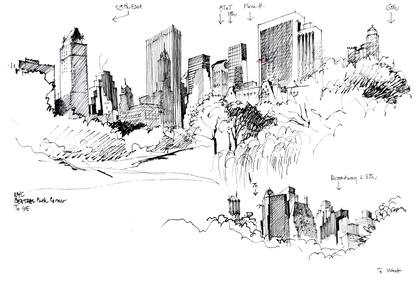 Nueva York desde el Central Park, Estados Unidos, 1999