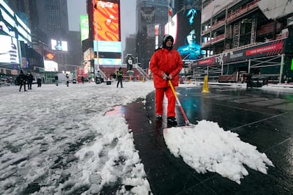 Nueva York será una de las zonas de Estados Unidos más afectadas por la nieve