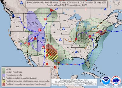Nueva York y Boston en alerta: flujo marítimo del Atlántico llevará lluvias intensas y riesgo de inundaciones urbanas