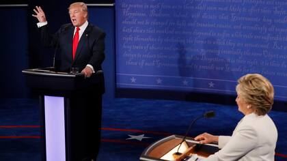 Nueve mentiras de Donald Trump durante el debate