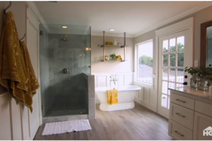 Nuevo baño. Imagen: HGTV