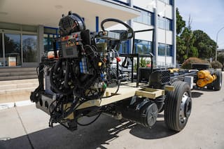 Iveco presentó el primer bus sostenible fabricado en el país