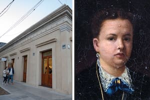 Nuevo espacio La Josefa, en la capital santafesina. Autorretrato de Pepa Díaz.