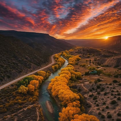 Nuevo México es un destino único para visitar en otoño (Instagram/@newmexicotrue)