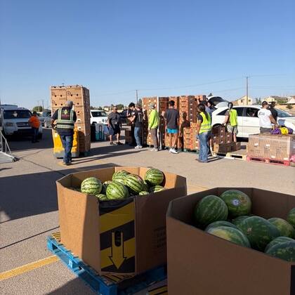 Nuevo México tiene cinco bancos de alimentos principales (FB roadrunner.food.bank)