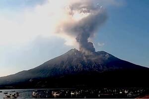 El volcán japonés Sakurajima, más activo que nunca