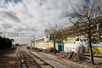 Las obras en el nuevo Tiro Federal