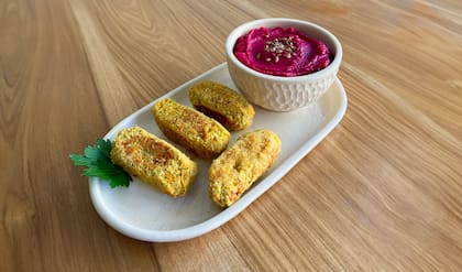 Nuggets de garbanzos y zucchini