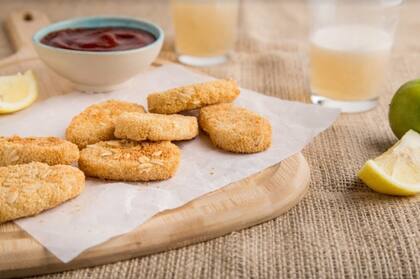Nuggets de pollo que no tienen pollo