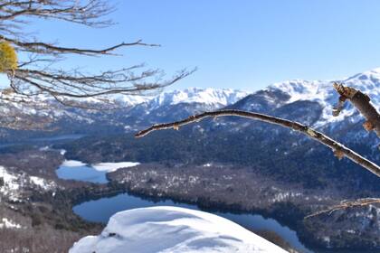 Belén suele sacar fotos de distintos paisajes de San Martín de los Andes