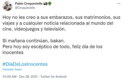 Nunca faltan las personas que descreen de todo para evitar ser tomados por incrédulos este Día de los Inocentes