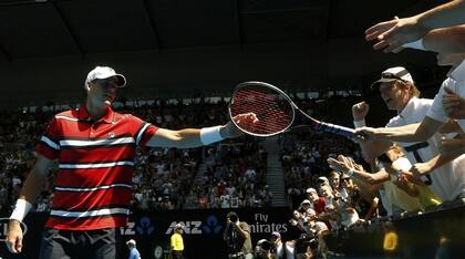 ''Nunca he estado en la Argentina, pero escuché cosas grandiosas. Uno de mis mejores amigos es Pico Mónaco'', dijo en Melbourne el estadounidense Isner