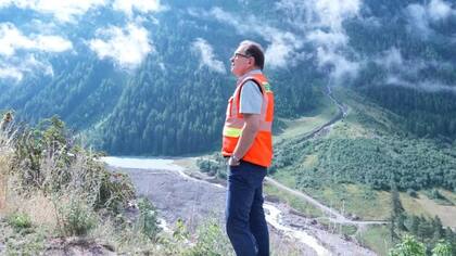 "Nunca lo olvidaré. La tierra tembló". Fernando Lehner recuerda el día del deslizamiento.