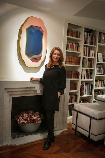 Nunzia Locatelli de Bulgheroni en la Sala destinada a Daniel Basso