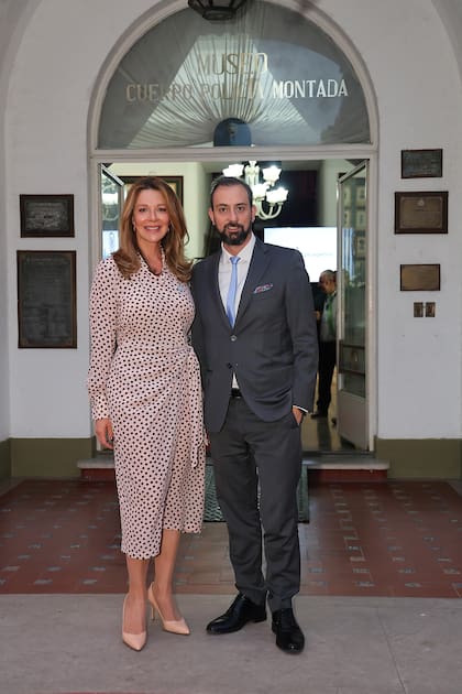 Nunzia Locatelli junto a Ezequiel Herzsage, Corporate Chief of staff de Grupo IRSA