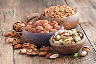 Los frutos secos aportan energía y son cardioprotectores