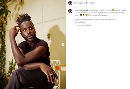 Nyong’o tiene 32 años (Foto: Captura Instagram/@juniornyongo)