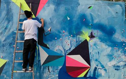 O beco do Batman, un rincón de la ciudad brasileña de San Pablo cubierto por graffittis.