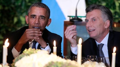 Obama en Argentina, cena en el CCK, Mauricio Macri