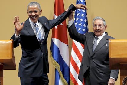 Obama y Castro