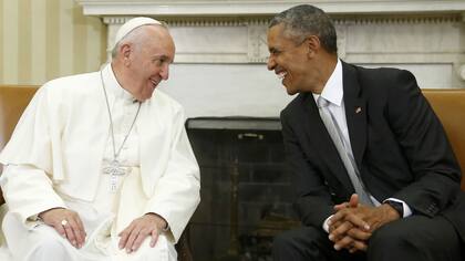 Obama y Francisco se reunieron en el Salón Oval