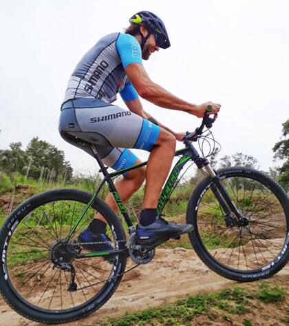 Oberto trabaja: en febrero escalará el Aconcagua