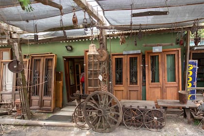 Objetos de demolición en La Pérgola.