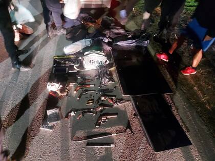 Objetos robados en un escruche que efectuó la "Banda de Macaco"