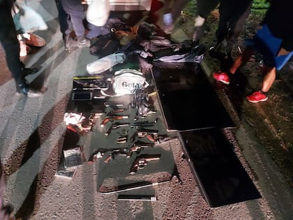 Objetos robados o que utilizaba la Banda de Macaco