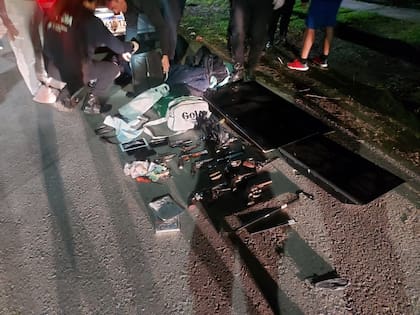 Objetos robados o que utilizaba la Banda de Macaco