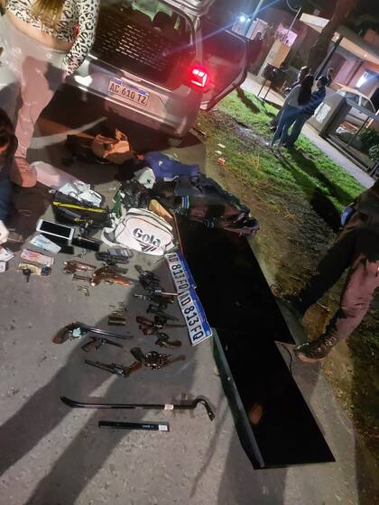 Objetos robados o que utilizaba la Banda de Macaco