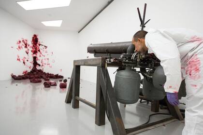 Obra de Anish Kapoor en Fundación Proa