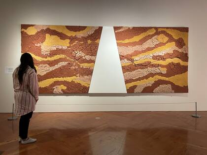 Obra de Cisco Merel que se exhibió en la Bienal de Venecia y ahora en el Museo del Canal, en Panamá