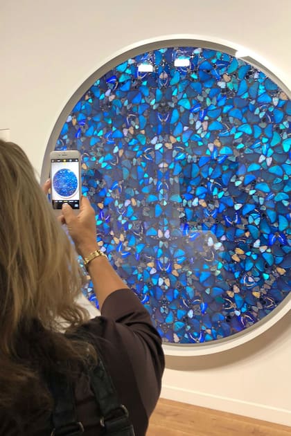 Obra de Damien Hirst vendida en Gagosian