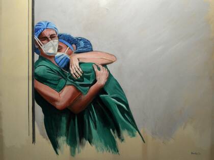 Obra de Diana Dowek que se puede ver en el Pabellón de las Bellas Artes, en Puerto Madero