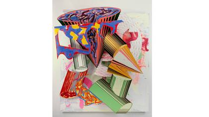 Obra de Frank Stella en el Museo Whitney