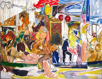 Obra de Germán Gargano, artista invitado en el primer número de "el aura"